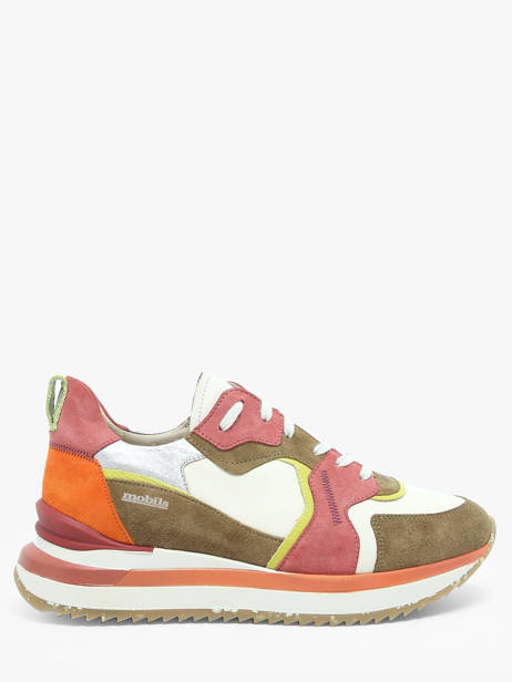 Sneakers Janel In Leather Mephisto Multicolor women P5146150