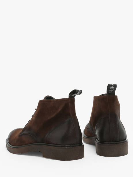 Bottines Metsouo En Cuir No brand Marron men 16526 vue secondaire 2