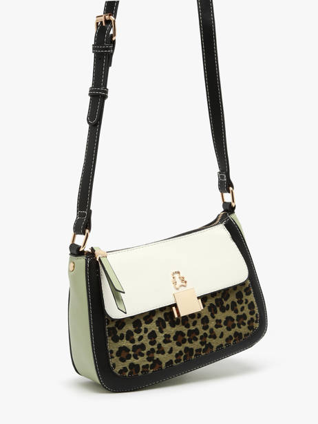 Sac Bandoulière Leopard Lulu castagnette Noir leopard TWIGGY vue secondaire 2