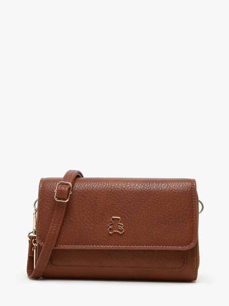 Shoulder Bag Zip Lulu castagnette Brown zip WISH