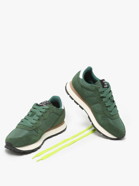 Sneakers Ally Solid Nylon Sun68 Green women Z44201 other view 3