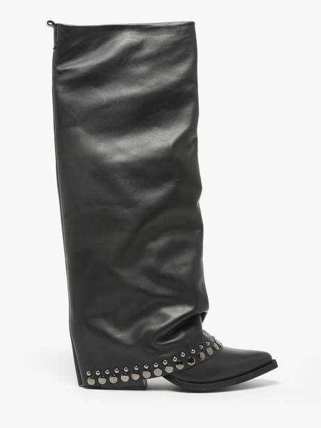 Bottes En Cuir N°6 Noir women AN31