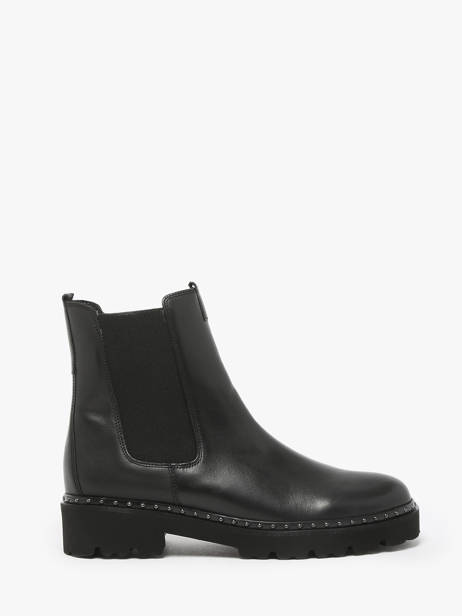 Chelsea Boots En Cuir Gabor Noir women 47