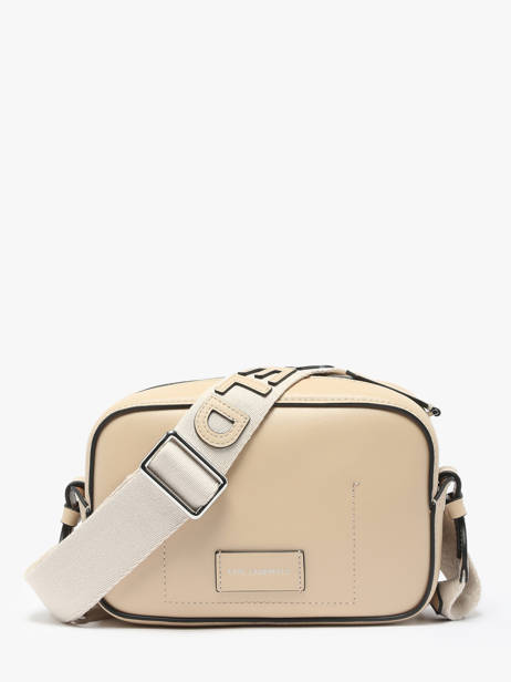 Sac Bandoulière K Circle Cuir Karl lagerfeld Beige k circle A1W30024 vue secondaire 3