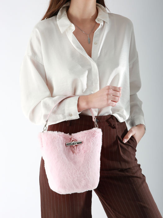 Longchamp Le roseau cosy Messenger bag Pink