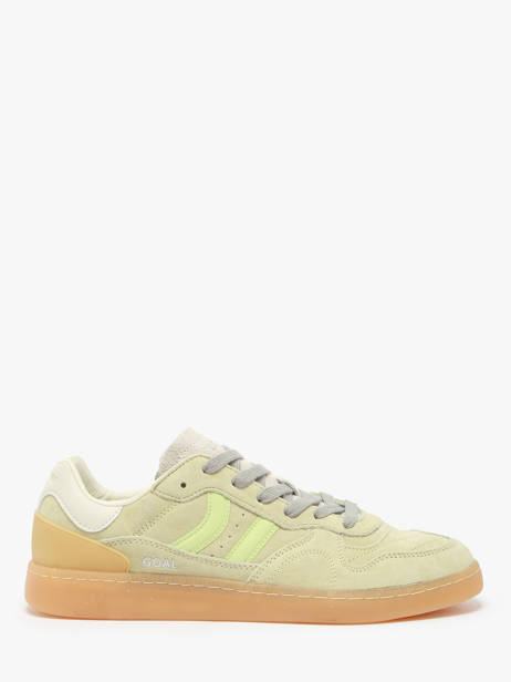 Sneakers Goal In Leather Coolway Green men 8603602