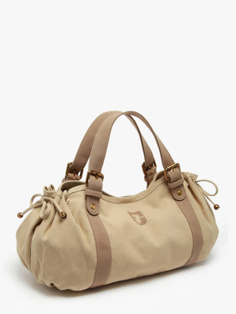 Sac Porté épaule Canvas Coton Gerard darel Beige canvas DBS01450 vue secondaire 2