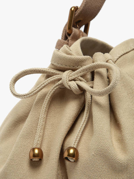 Sac Porté épaule Canvas Coton Gerard darel Beige canvas DBS01450 vue secondaire 3