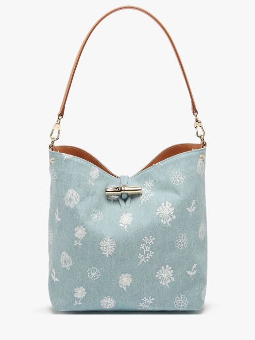 Longchamp Le roseau denim Besaces Bleu