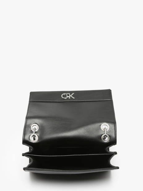 Crossbody Bag Ck Chain Recycled Polyester Calvin klein jeans Black ck chain K612810 other view 3