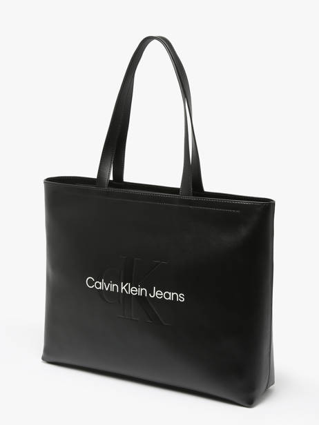 Cabas Sculpted Calvin klein jeans Noir sculpted K612222 vue secondaire 2