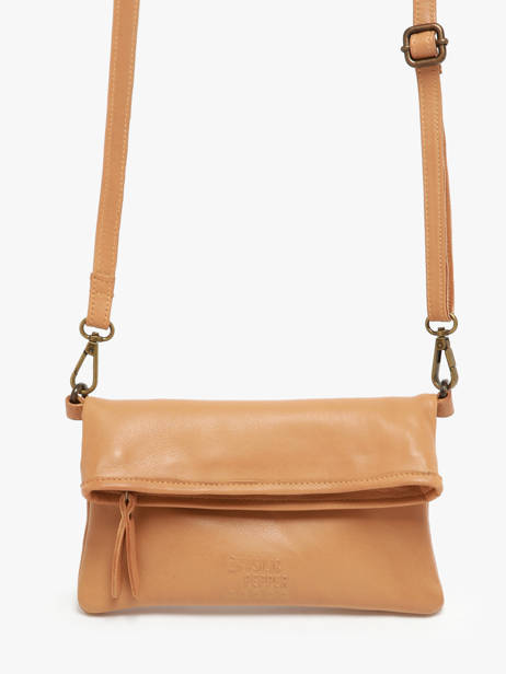 Shoulder Bag Cow Leather Basilic pepper Brown cow BCOW75 other view 2