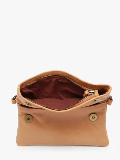 Shoulder Bag Cow Leather Basilic pepper Brown cow BCOW75 other view 3