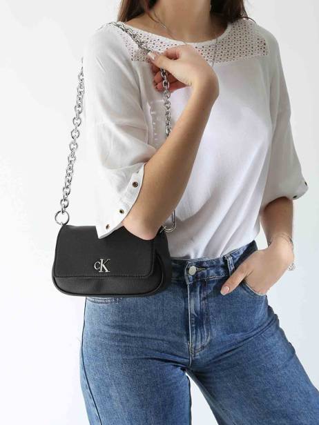 Crossbody Bag Minimal Mono Calvin klein jeans Black minimal mono K613049 other view 1