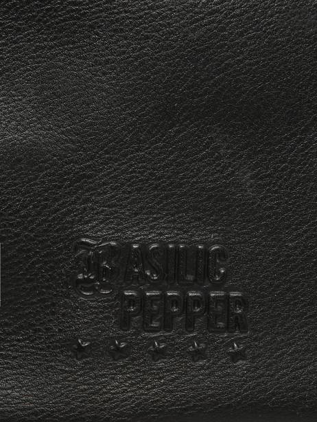 Shoulder Bag Cargo Leather Basilic pepper Black cargo BCAR05 other view 5