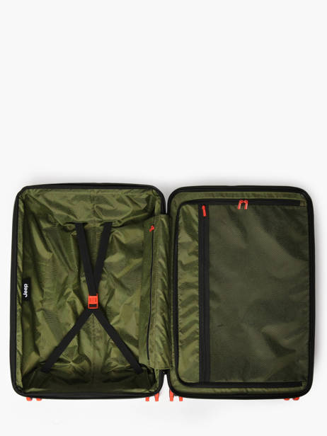 Expandable Hardside Luggage Jeep Delsey Green jeep 820 other view 3