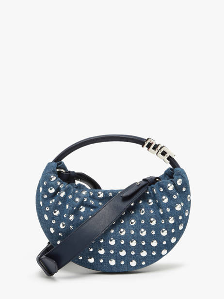 Mini Domino Bag Denim And Studs Sonia rykiel Blue domino SA15CO66 other view 4