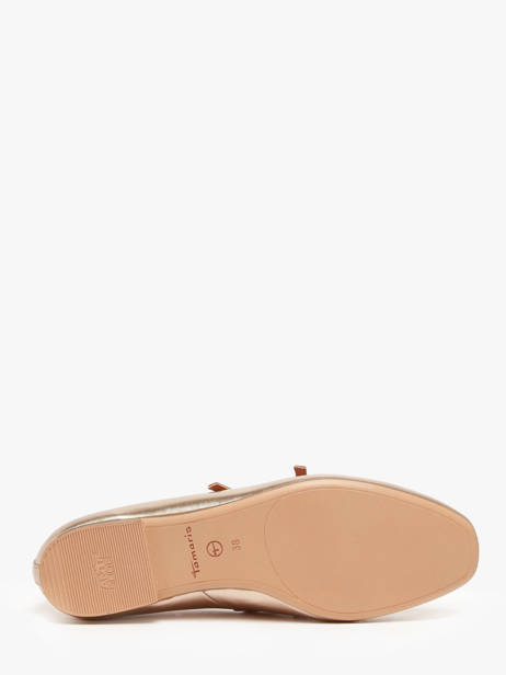 Ballerines En Cuir Tamaris Or women 44 vue secondaire 4