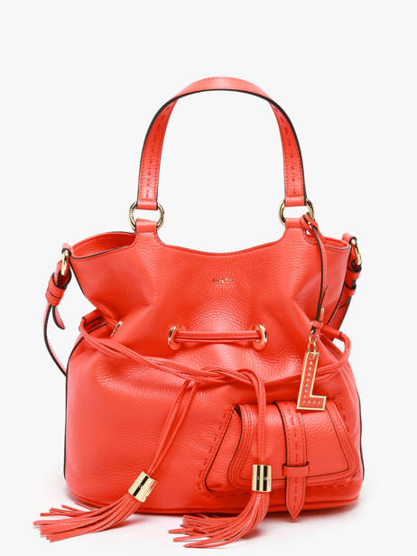 Medium Bucket Bag Premier Flirt Lancel Orange premier flirt A10110