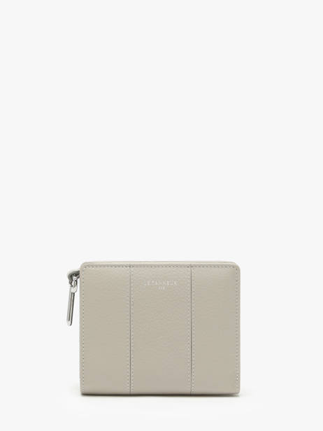 Wallet Leather Le tanneur Gray juliette TJET3302