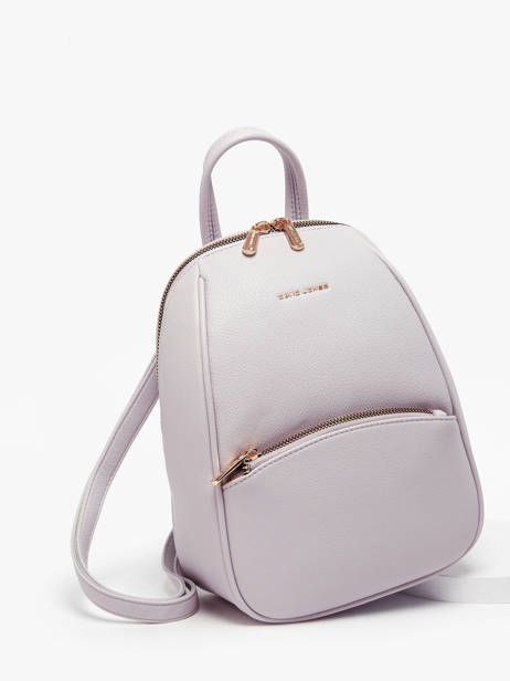 Backpack David jones Violet amsterdam CM7325 other view 1