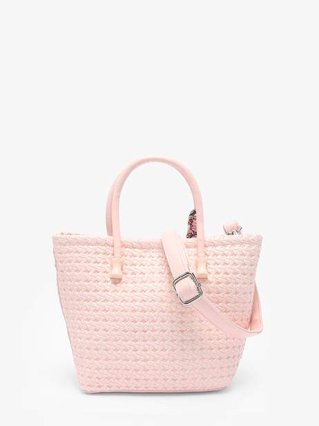 Ccrossbody Satchel Braided Miniprix Pink braided 1 other view 2