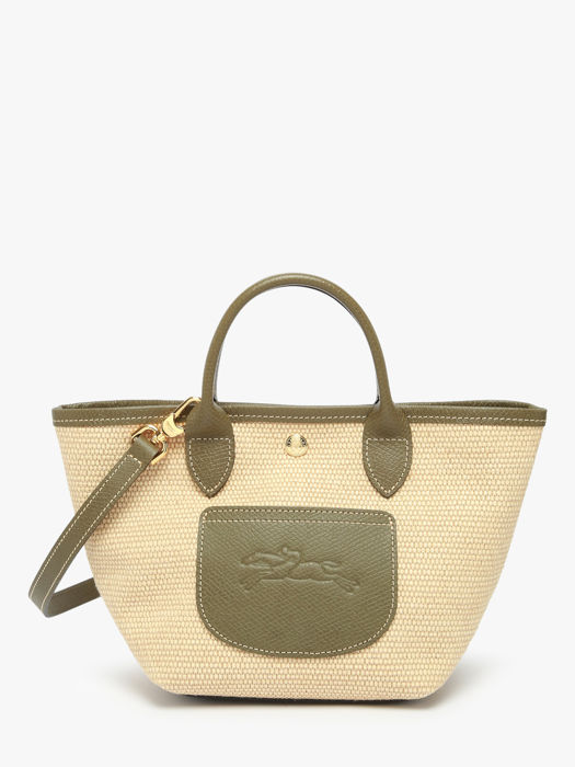 Longchamp New le panier pliage Sacs porté travers Vert