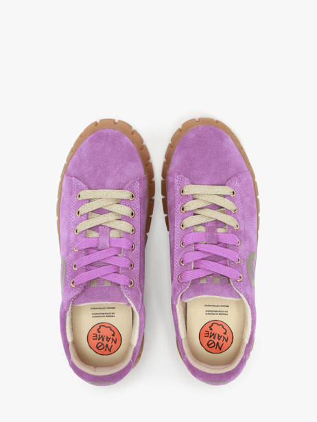 Sneakers En Cuir No name Violet women PLVS0440 vue secondaire 3