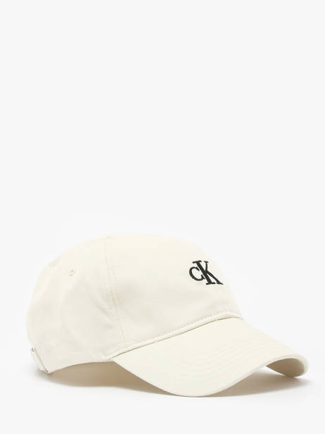 Cap Calvin klein jeans White monogram embro 4K5024G other view 1