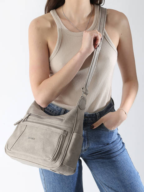 Sac Bandoulière Basic Miniprix Beige basic P262 vue secondaire 1