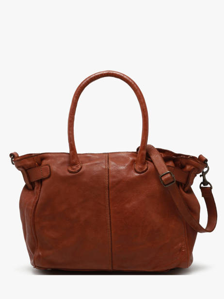 Sac Porté épaule Heritage Cuir Biba Marron heritage BT26 vue secondaire 4