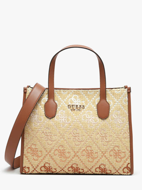 Sac à Main Silvana Raphia Guess Marron silvana SW866522