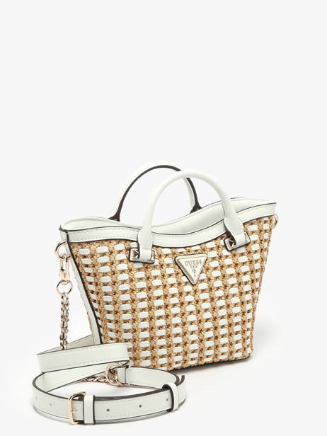 Sac Bandoulière Atalia Raphia Guess Blanc atalia WG964775 vue secondaire 2