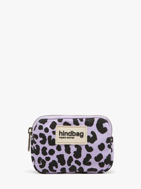 Coin Purse Hindbag Violet leopard LE