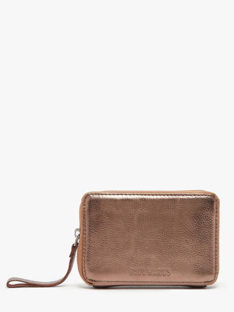 Portefeuille Alice Cuir Paul marius Marron vintage ALICE