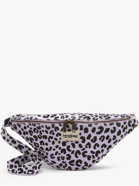 Sac Banane Hindbag Violet leopard LE