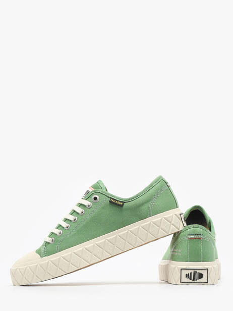 Sneakers Palladium Vert women 74447305 vue secondaire 2