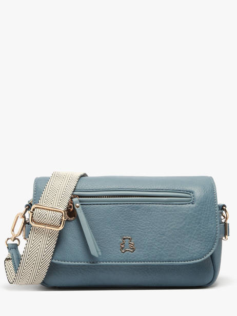 Shoulder Bag Zip Lulu castagnette Blue zip YRONDE