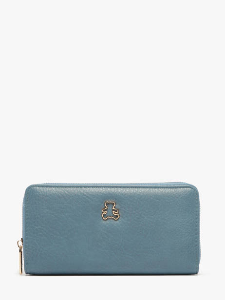 Wallet Lulu castagnette Blue zip CHRYS103