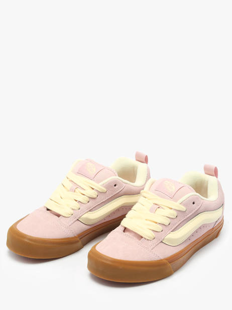 Sneakers In Leather Vans Pink women D6ZO3N other view 2