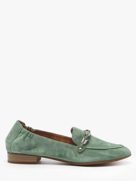 Moccasins Zanga In Leather Mam'zelle Green women CSIRK28