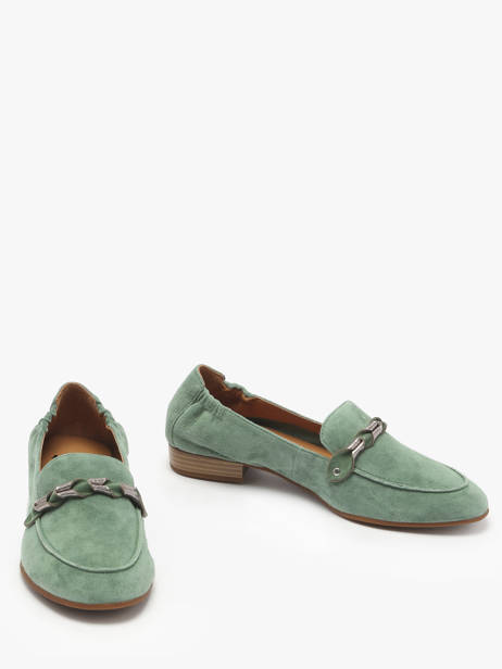 Moccasins Zanga In Leather Mam'zelle Green women CSIRK28 other view 3