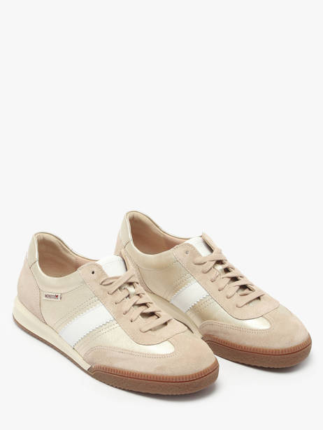 Sneakers En Cuir Mephisto Or women P5147341 vue secondaire 1