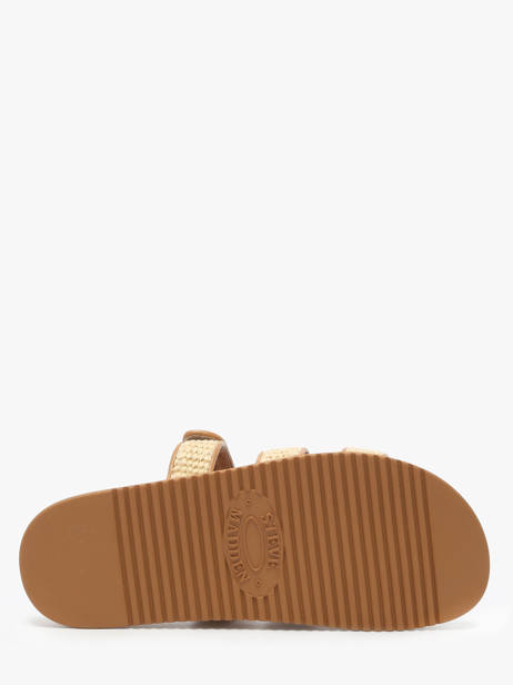 Slippers Missile In Leather Steve madden Beige women 11003028 other view 4