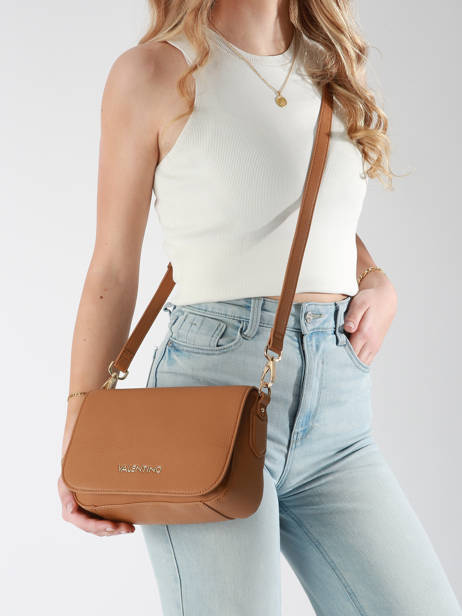 Sac Bandoulière Brixton Valentino Marron brixton VBS7LX08 vue secondaire 1