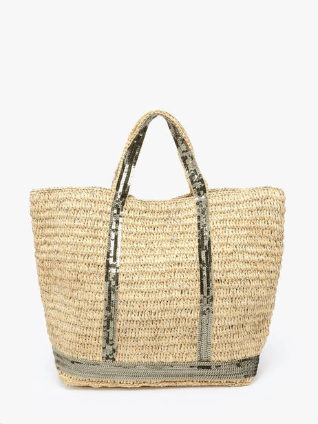 Shopping Bag Cabas Raphia Leather Vanessa bruno Green cabas raphia 30V40413