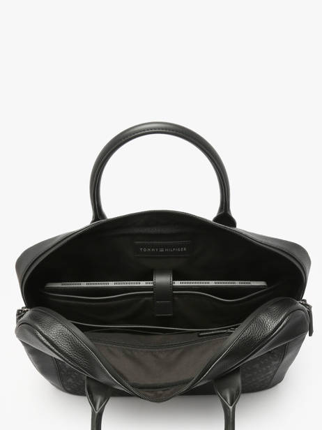 Business Bag Tommy hilfiger Black monogram AM13209 other view 3
