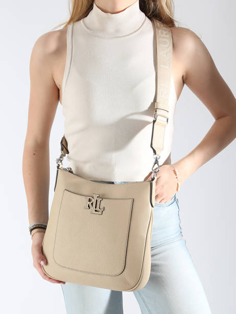 Sac Bandoulière Cameryn Cuir Lauren ralph lauren Beige cameryn 31970152 vue secondaire 1