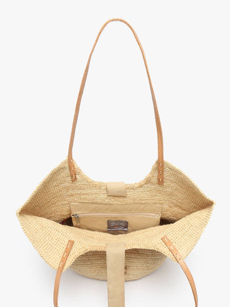 Sac Porté épaule L'atelier Du Crochet Raphia Le voyage en panier Beige l'atelier du crochet AM804 vue secondaire 3