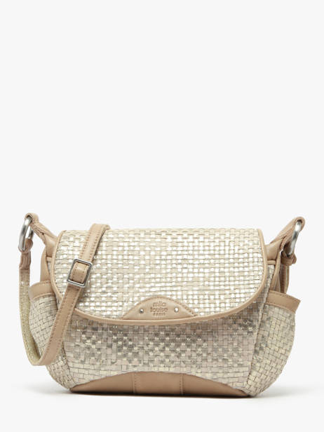 Shoulder Bag Vintage Leather Mila louise Silver vintage 35231WX